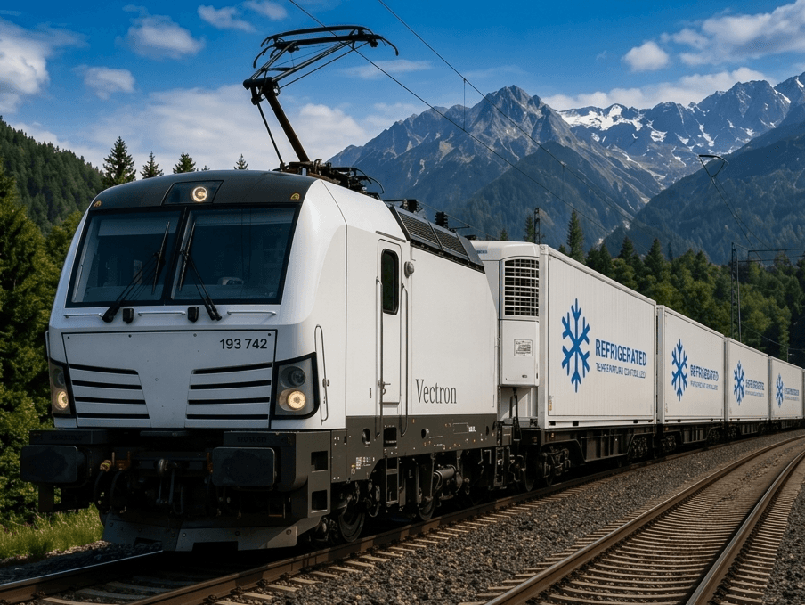 Refrigerated Train Freight