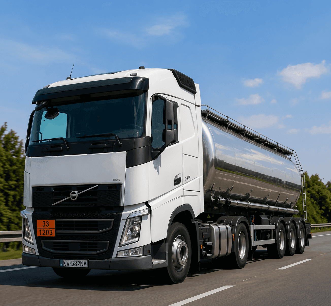 Liquid Tanker Truck